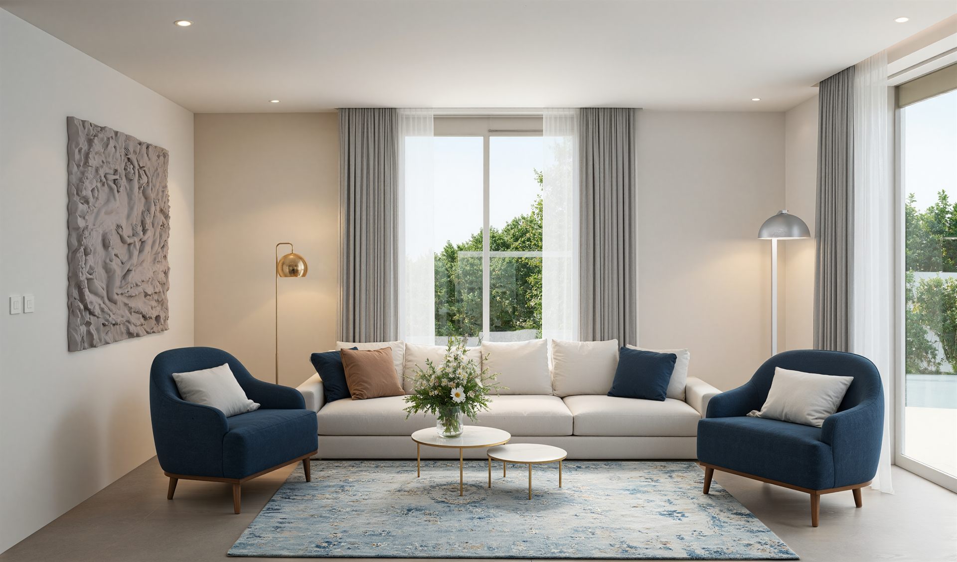 4.5-Zimmer Wohnzimmer